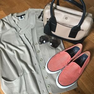 🌊 SPERRY leather perforated shoes